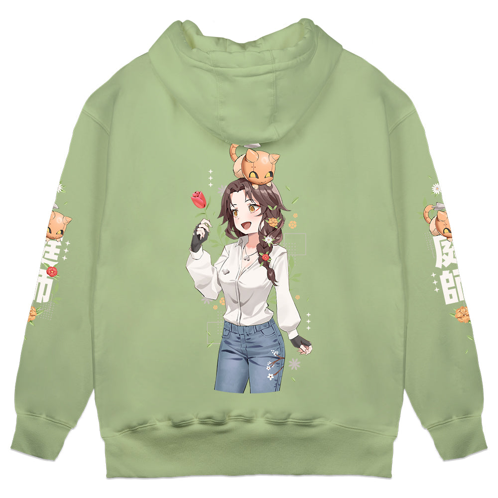 cptcamille Gardener Green Hoodie