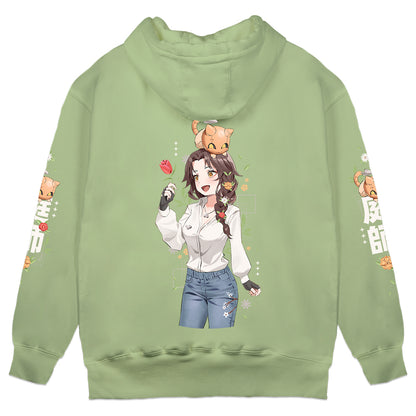 cptcamille Gardener Green Hoodie