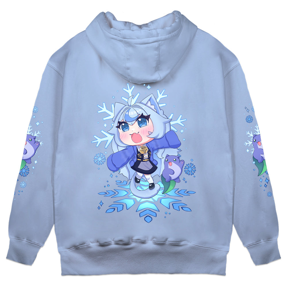 Maria 'Marpi' Bean "Winter Dance" Light Blue Hoodie