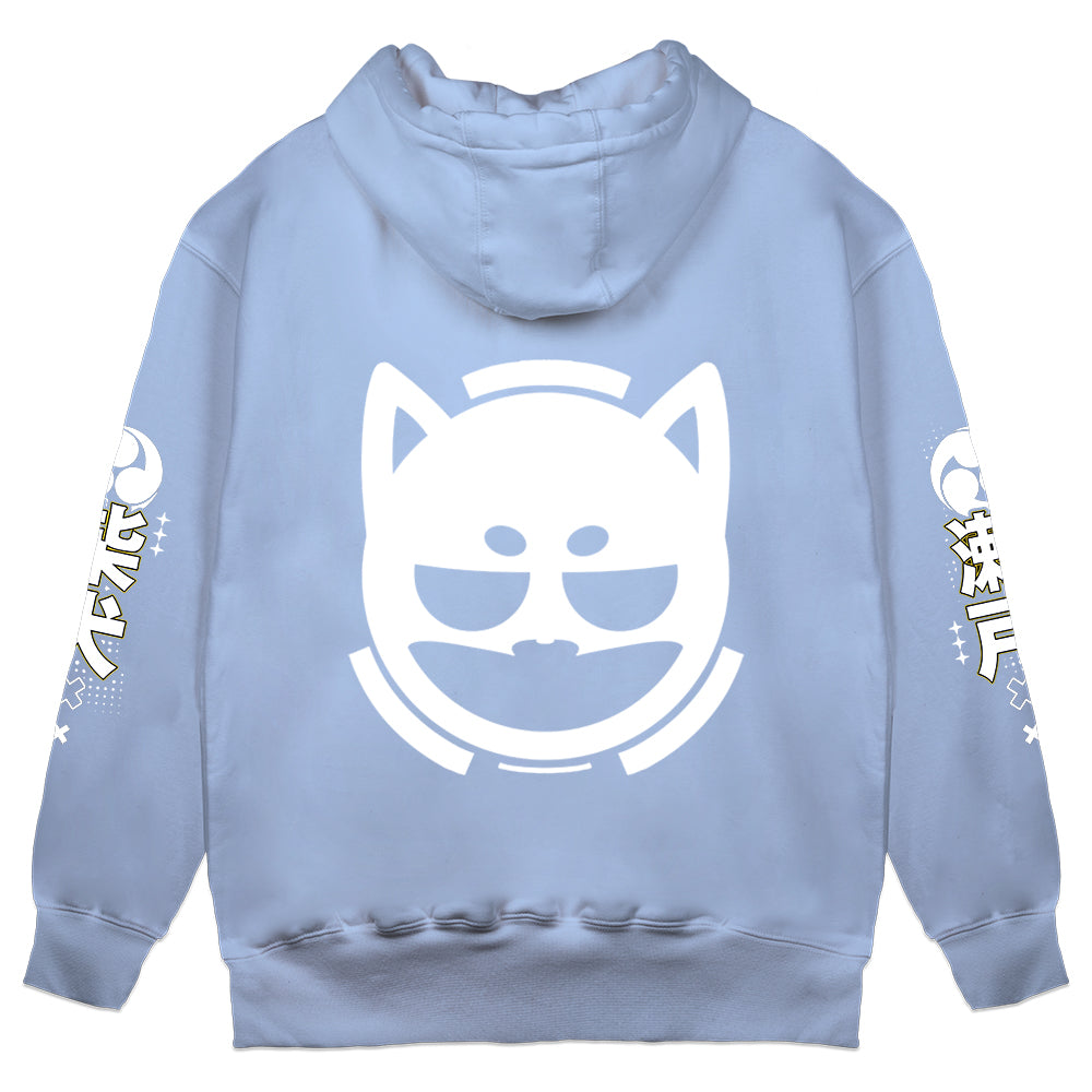 ShibaSeto "Burger" Light Blue Hoodie