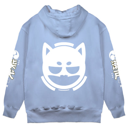 ShibaSeto "Burger" Light Blue Hoodie