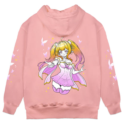 PeachyPiwie "Butterflies & Dreams" Pink Hoodie