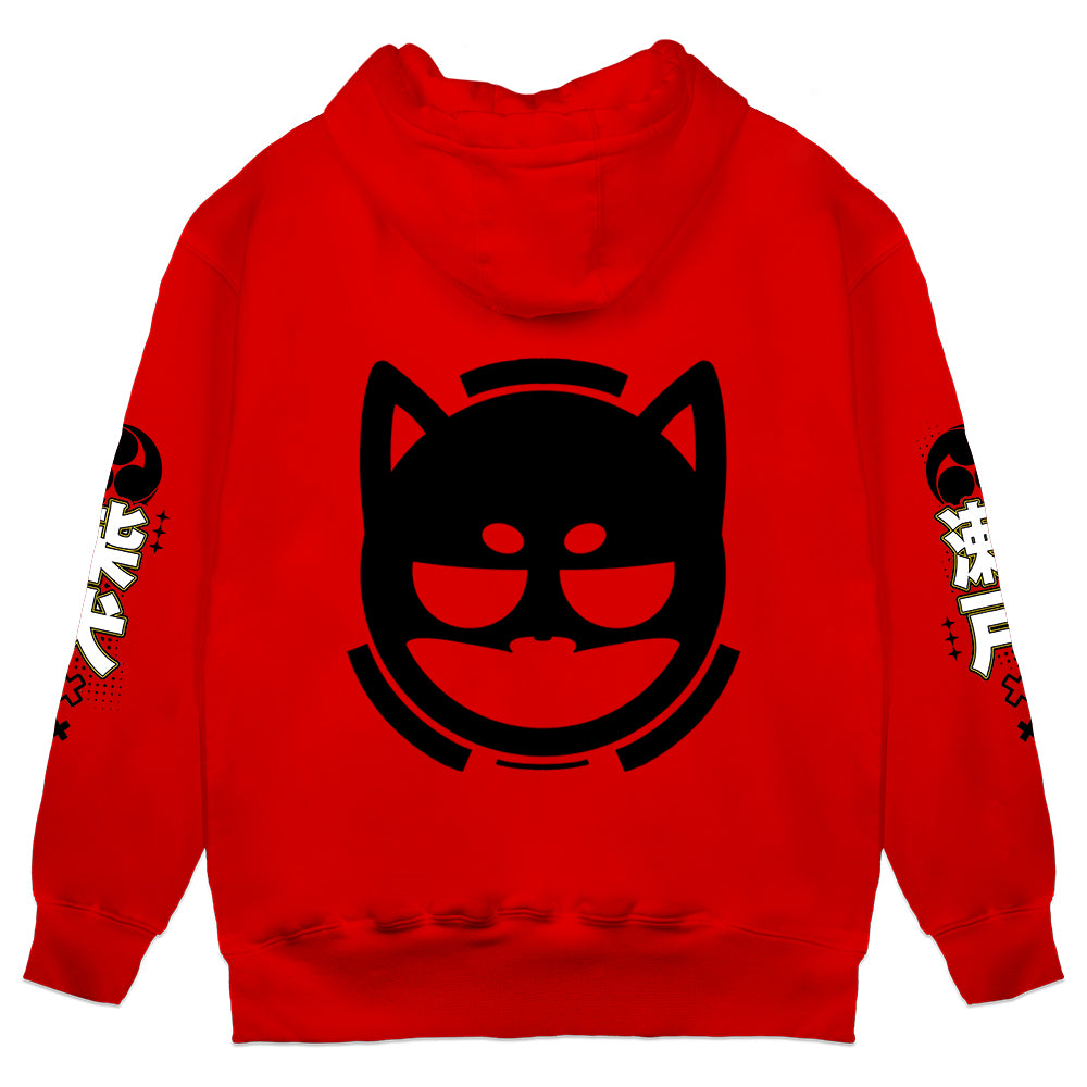 ShibaSeto "Burger" Red Hoodie