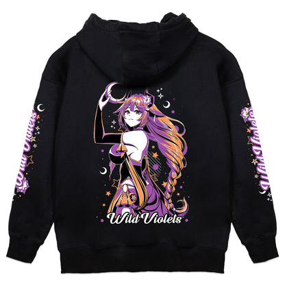 Wild Violets "Crescent" Hoodie