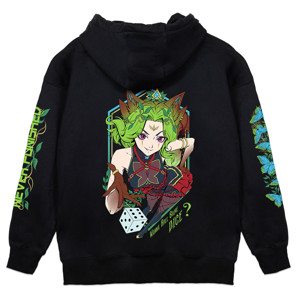 Gremlin Mae "Never Punished" Black Hoodie