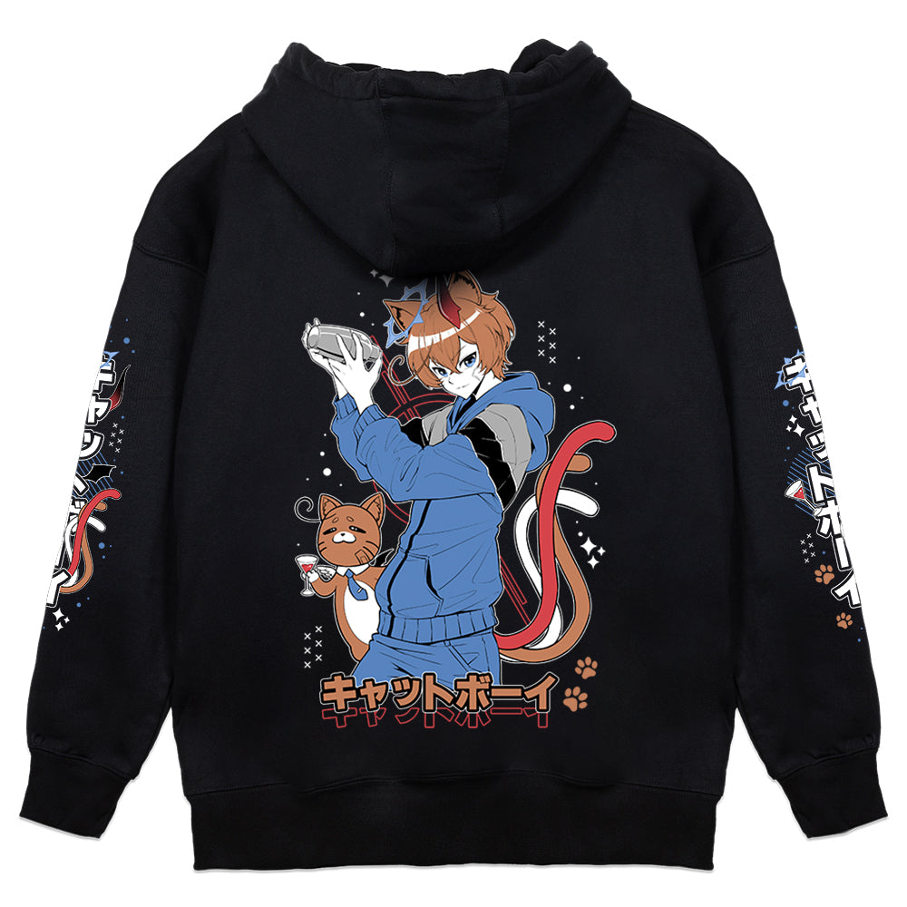 BlueByteSora "Bartender Cat" Hoodie
