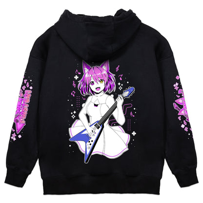 SakiMaster1 "Neko Rock!" Hoodie