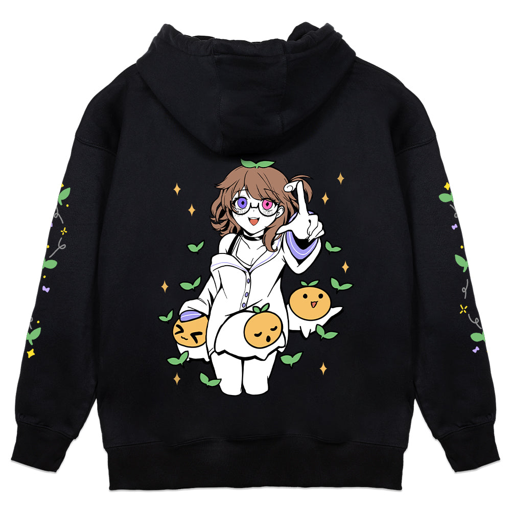 doremiiart "Eggsprout Stargaze" Black Hoodie