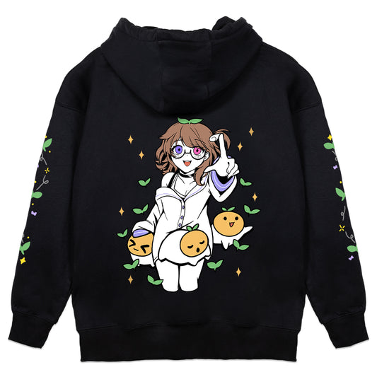 doremiiart "Eggsprout Stargaze" Black Hoodie