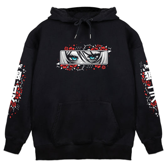 Luna Bella "Bleeding Roses" Hoodie - Black
