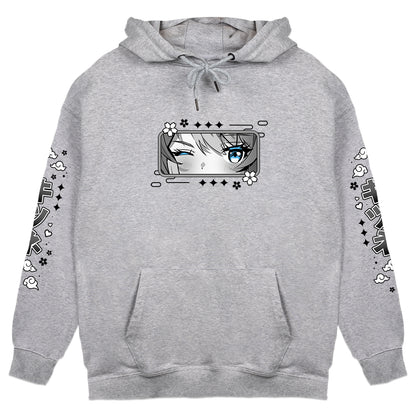 SarahAces "Mikon" Gray Hoodie