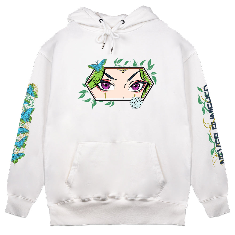 Gremlin Mae "Never Punished" White Hoodie