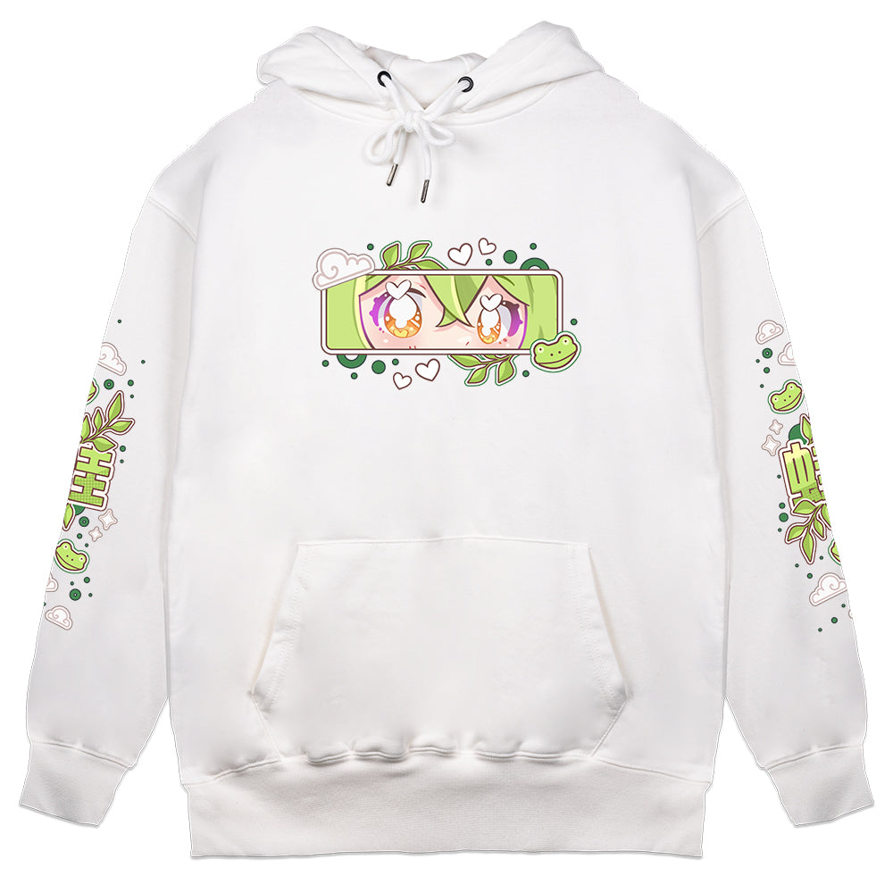 Keromii Kero "Shiny Froggie" White Hoodie