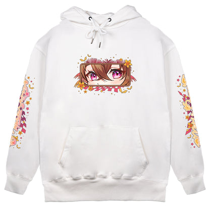 Mitchie Soren 'Paradise Bat' White Hoodie