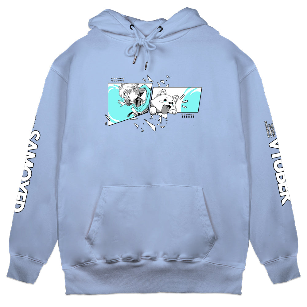 Koummand "Let's Go, Kou!" Blue Hoodie