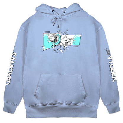 Koummand "Let's Go, Kou!" Blue Hoodie