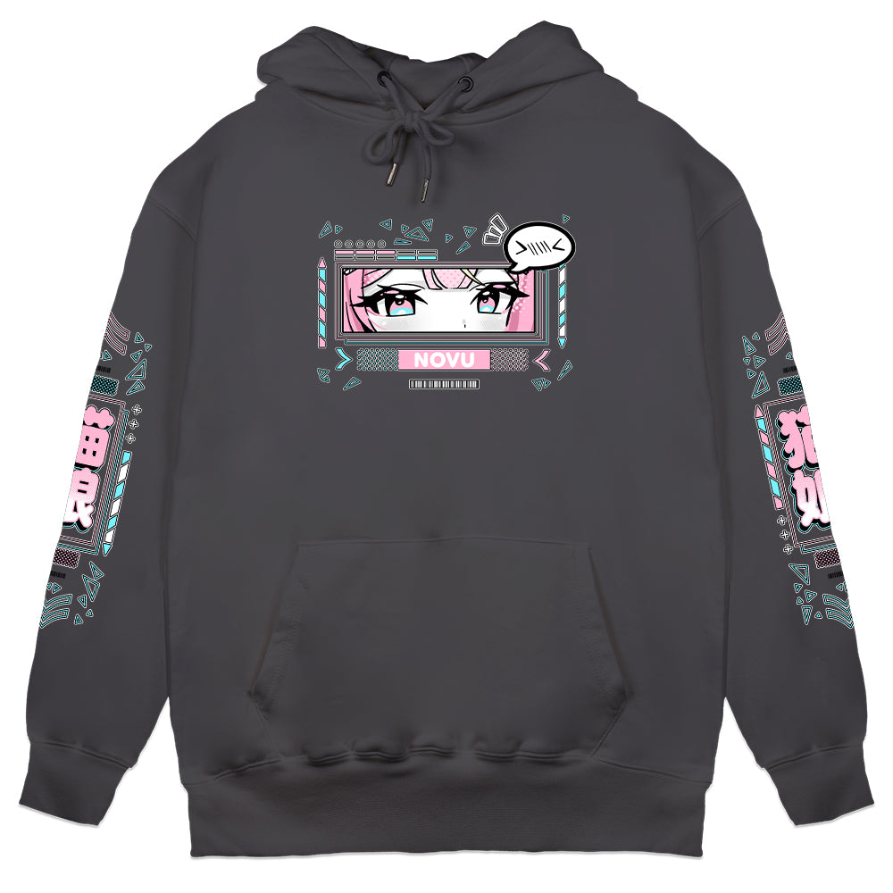 novuvt "Fluorescence" Hoodie - Charcoal