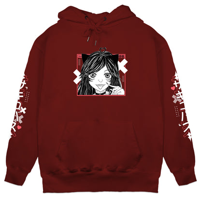 Feyy "PYUUN" Hoodie - Dark Red
