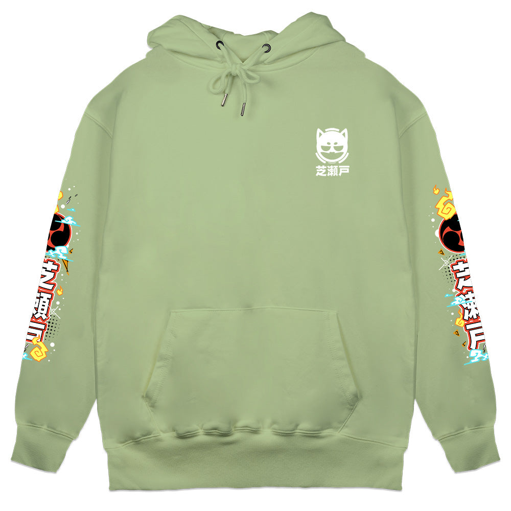 ShibaSeto "Torii Gate" Green Hoodie