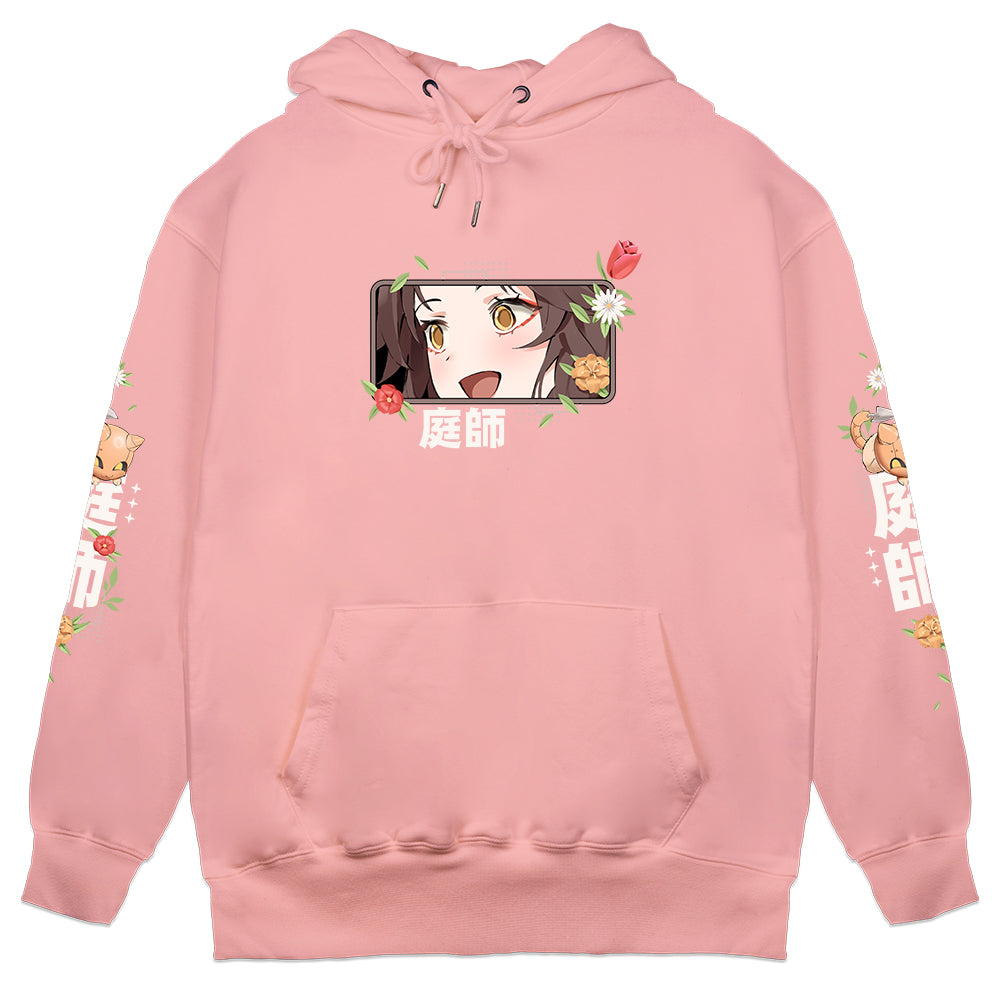 cptcamille Gardener Pink Hoodie