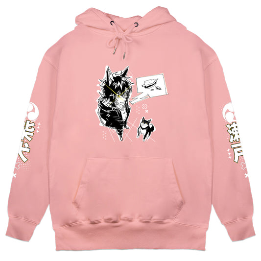 ShibaSeto "Burger" Pink Hoodie