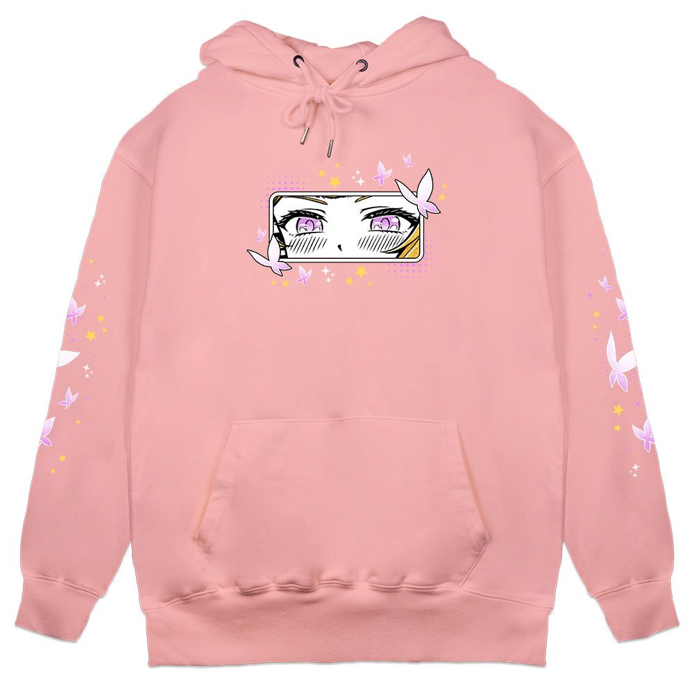 PeachyPiwie "Butterflies & Dreams" Pink Hoodie