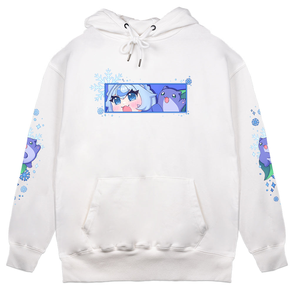 Maria 'Marpi' Bean "Winter Dance" White Hoodie
