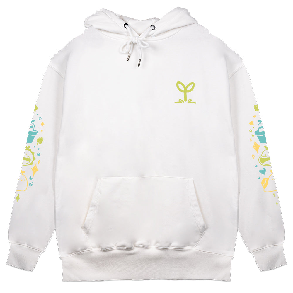 CookieTeaa 'Sprout' White Hoodie