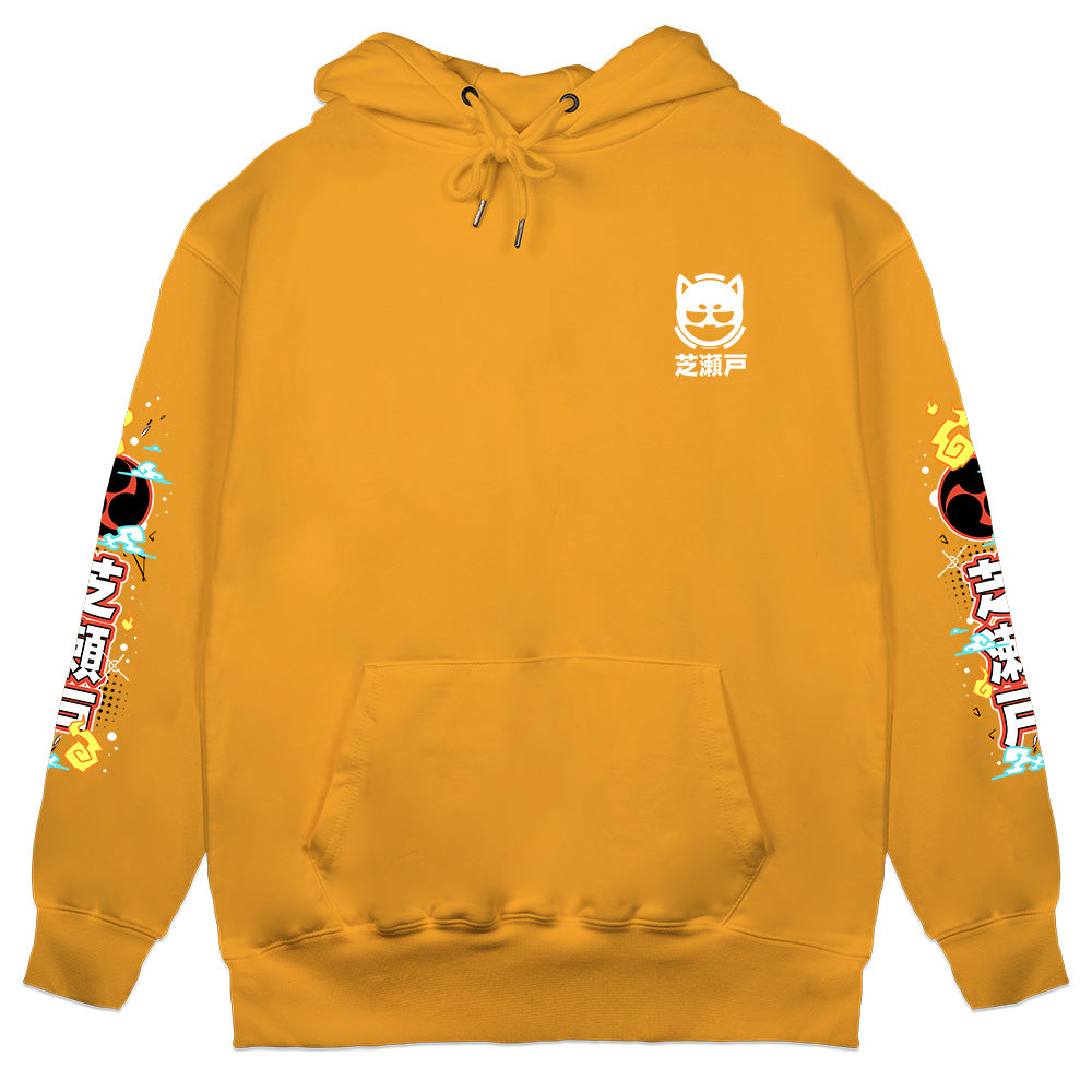 ShibaSeto "Torii Gate" Yellow Hoodie