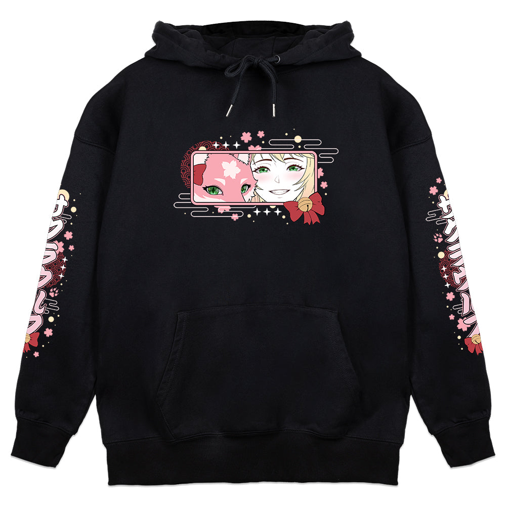 Allikatmarie "Pink Sakura Pair" Hoodie
