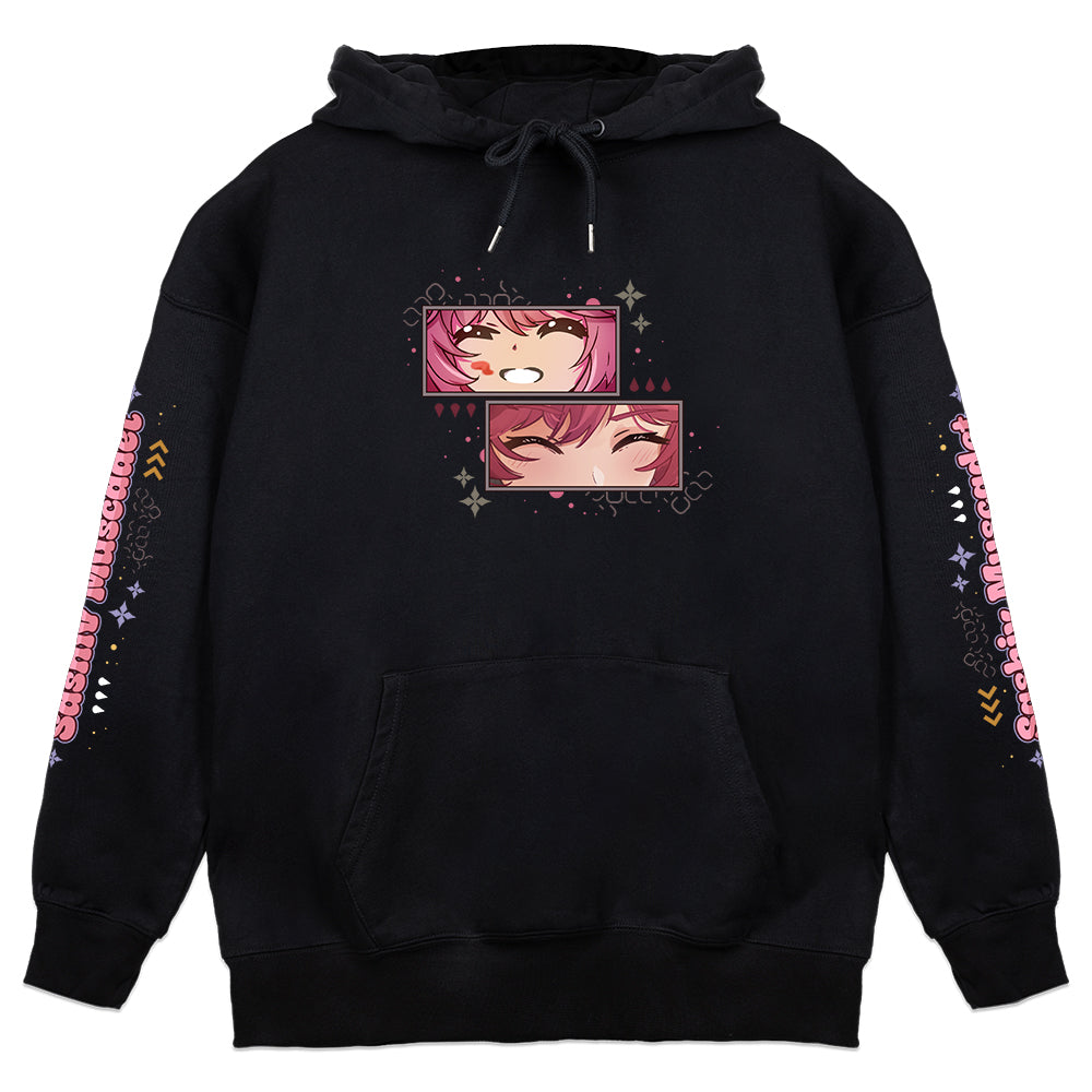 Sashiv_Muscadet "Heart of Light, Gunmetal Soul" Hoodie