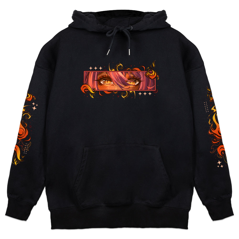 ChibiOkamiVT Flames Hoodie