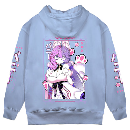 sakurausagi "Bunny Pop" Hoodie - light blue