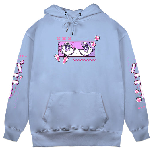 sakurausagi "Bunny Pop" Hoodie - light blue