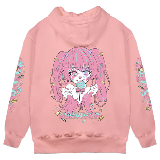 LolliePopVT "Silly Survivor" Pink Hoodie