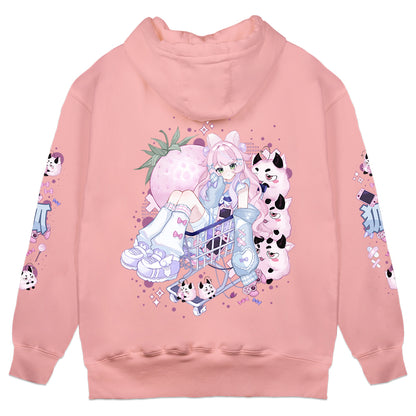 Lunitooony pink hoodie