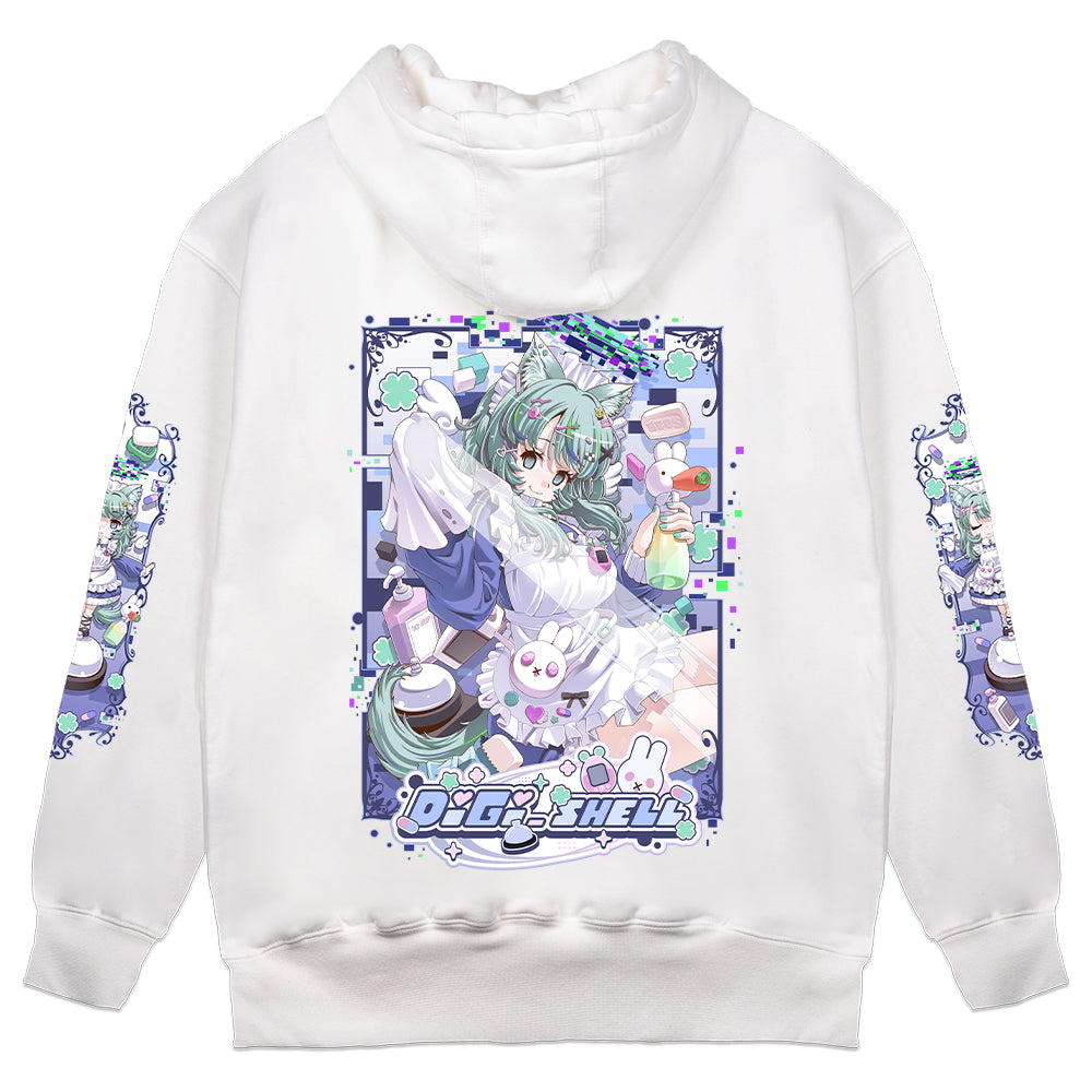 Digiko "Housekeeping" Hoodie - White