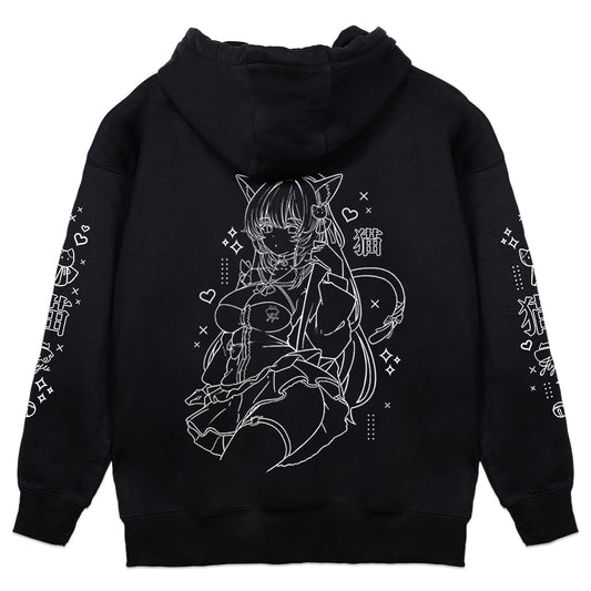 liljuju Sleepy Cat Hoodie