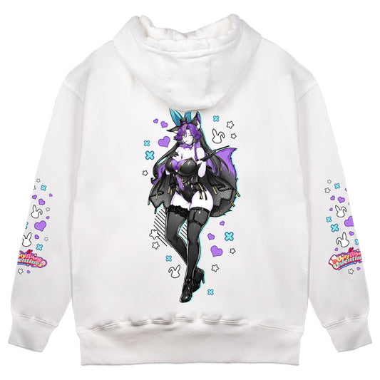 Azeria.EVE "Very Bunny Valentine's" Hoodie - White