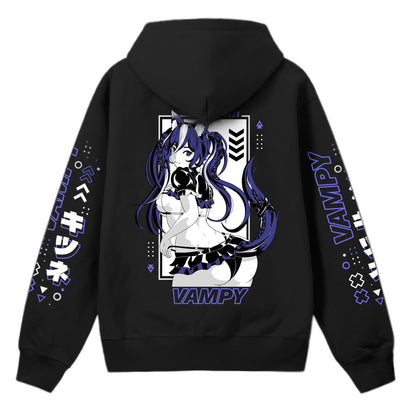 Vampy Violet Kitsune Hoodie