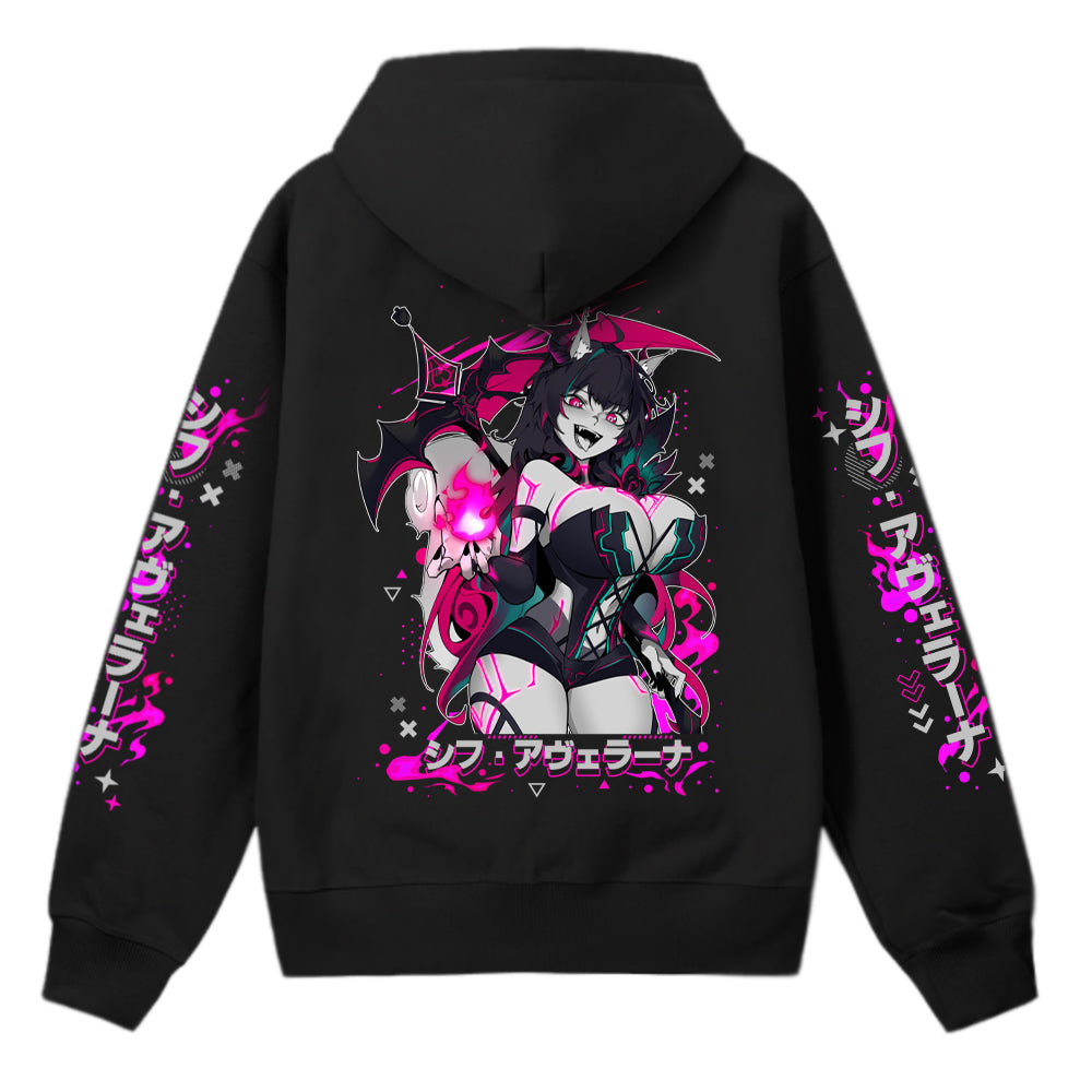 Sif Avellana Mayhem Black Hoodie