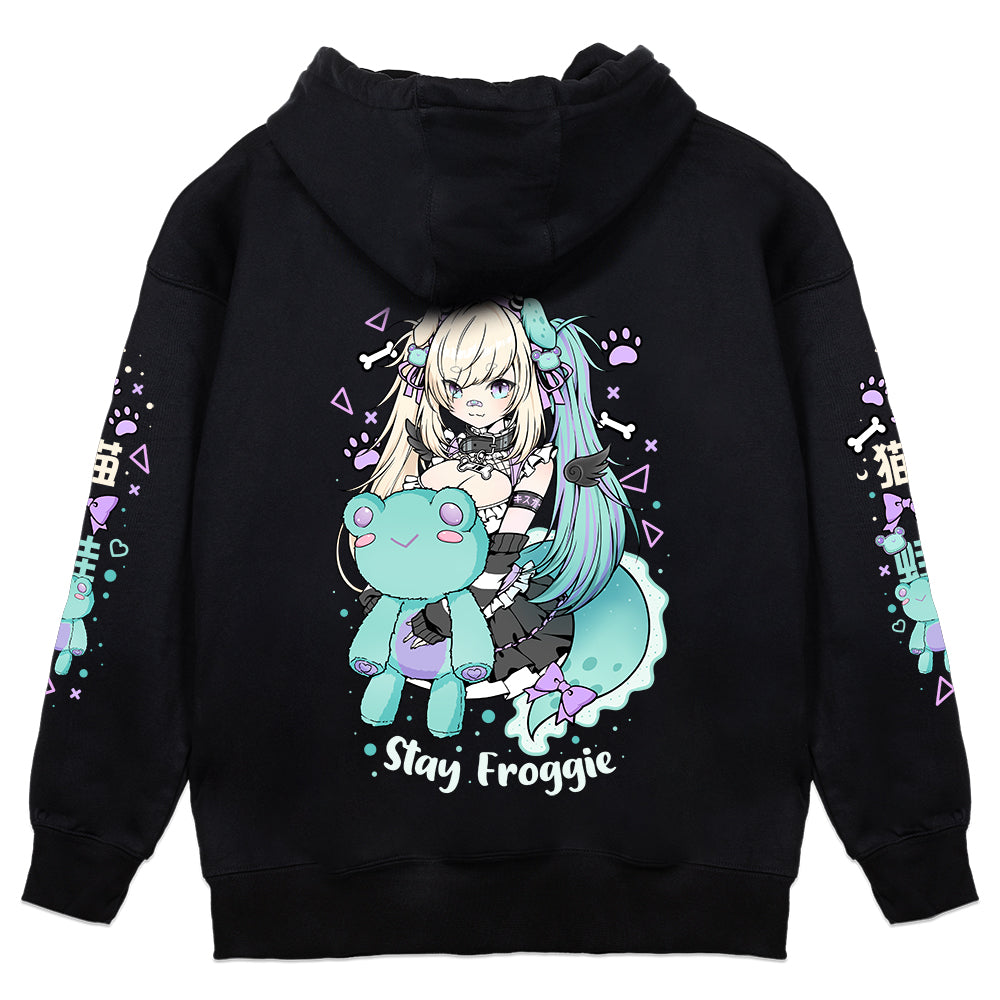 Kiskachan Stay Froggie Hoodie