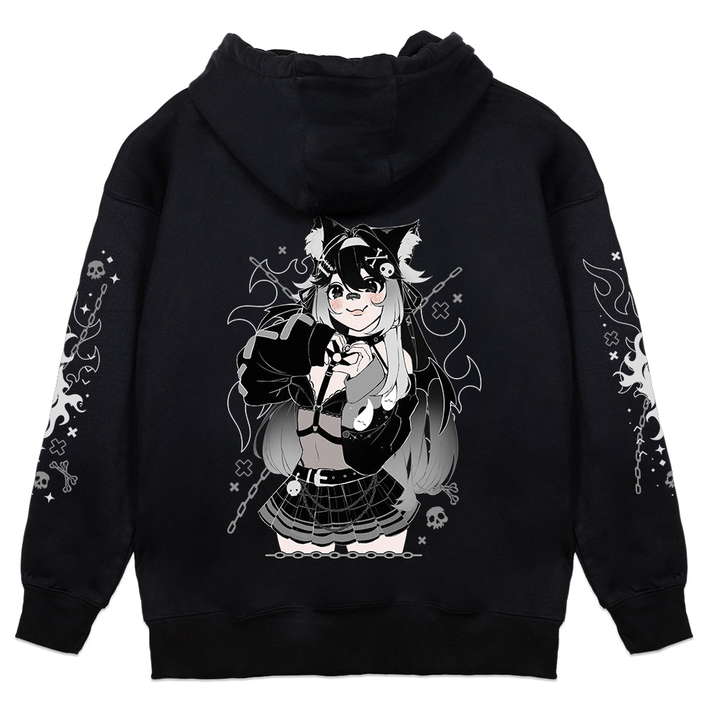 k1ttch3n Skull and Chain Hoodie