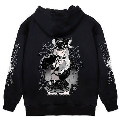 k1ttch3n Skull and Chain Hoodie
