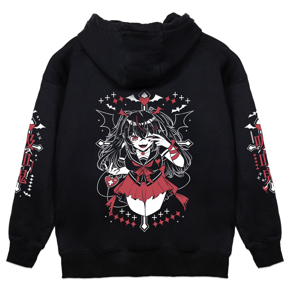 BerryBlushy Vampire Schoolgirl Hoodie