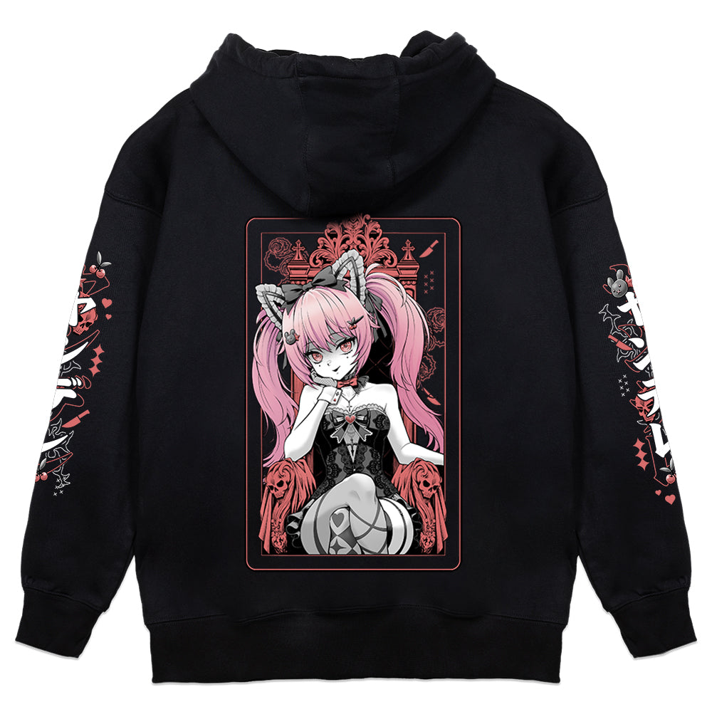 Miyukura Unhinged Hoodie - Black