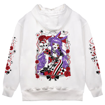 RQmaddie Red Queen Hoodie (White)