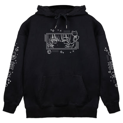 liljuju Sleepy Cat Hoodie