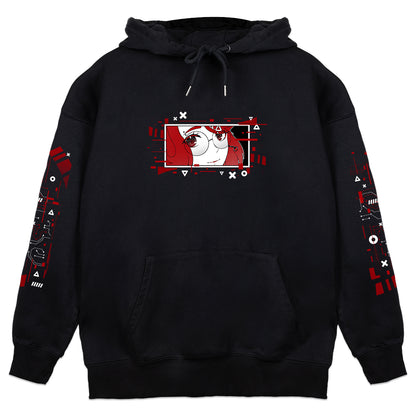h_o_r_b_e_l Glitch Lock Hoodie