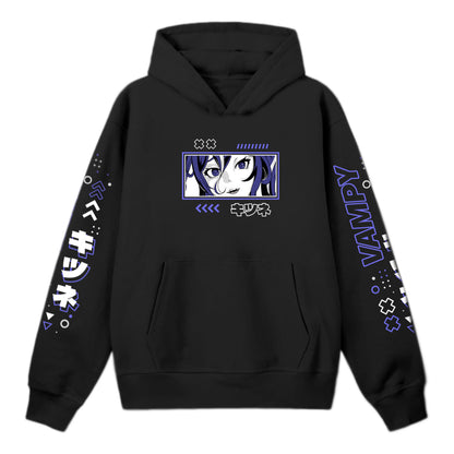 Vampy Violet Kitsune Hoodie